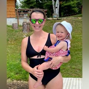 J. Crew cut out swimsuit size 10